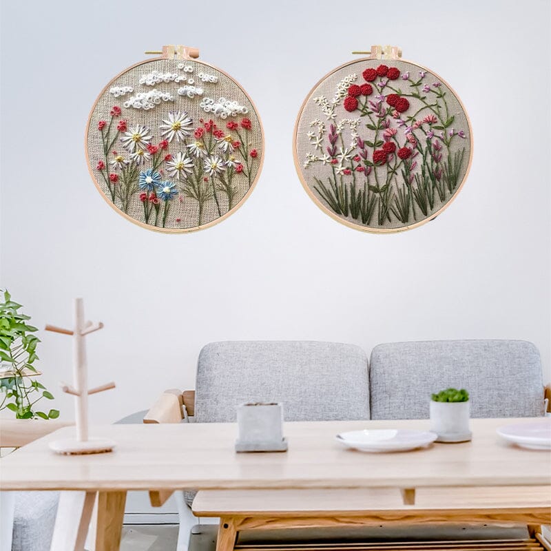 Kit de broderie floral pentru activități creative