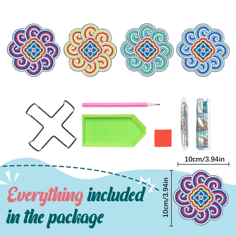 DIY σετ σουβέρ με στρας