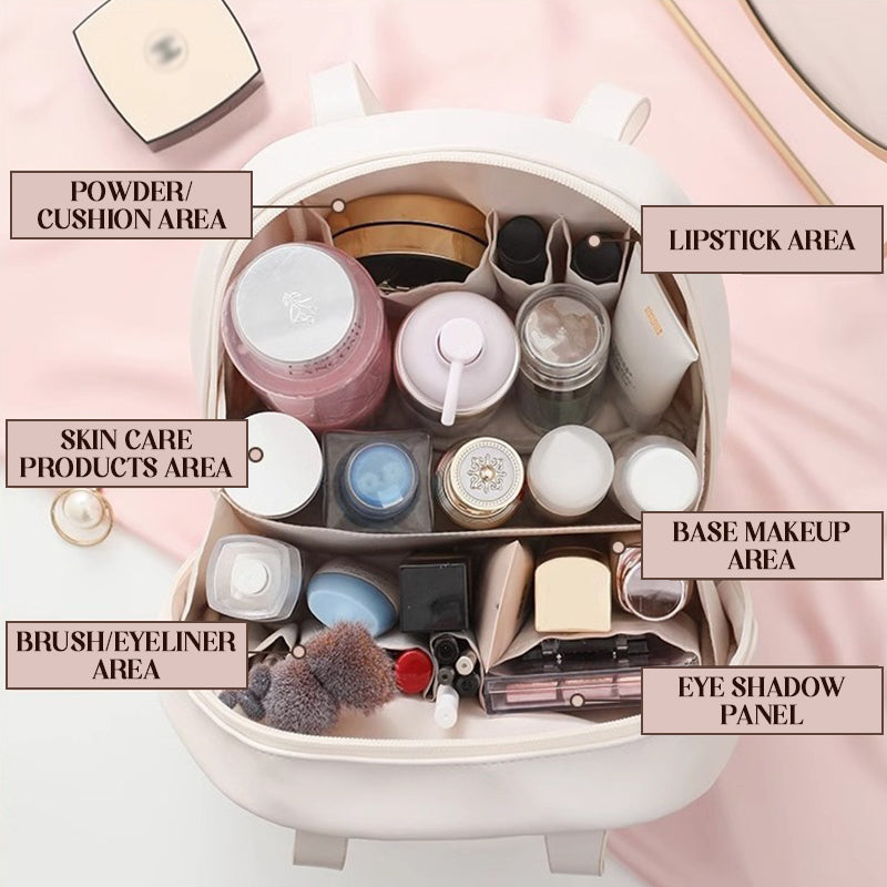 Váš make-up je vždy dobře uspořádaný a chráněný