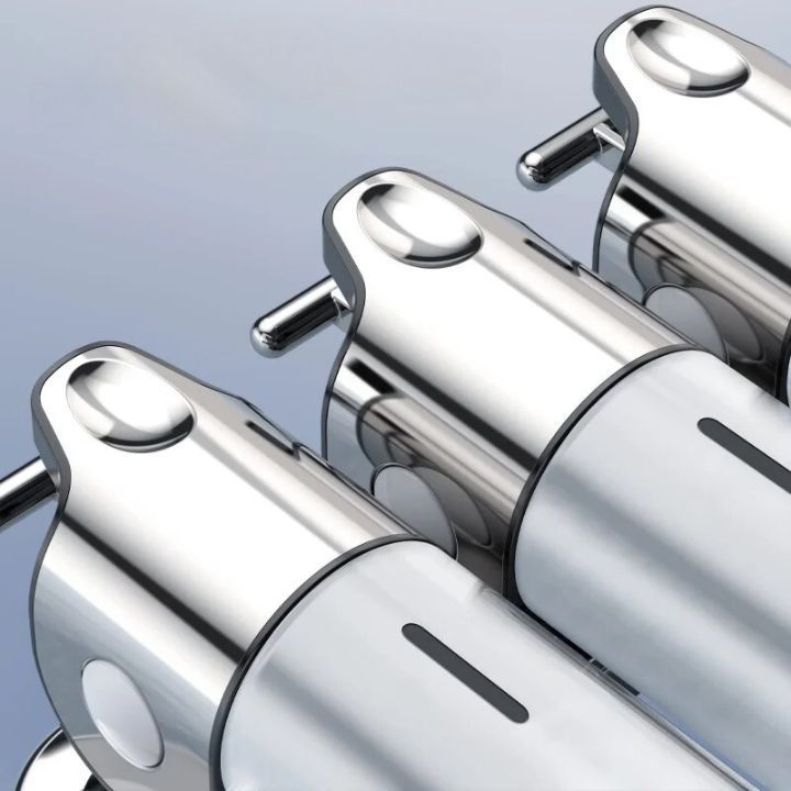 מתקן קיר 2-in-1 לאמבטיה מסודרת
