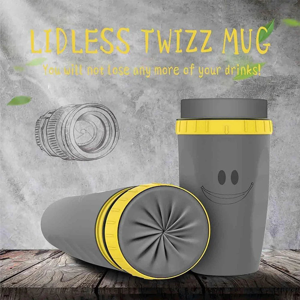 Nepromokavý hrnek bez víčka – Pít bez rozlití