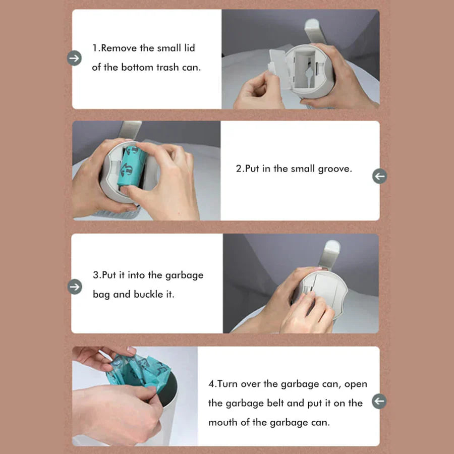 Practical litter scoop with integrated bags