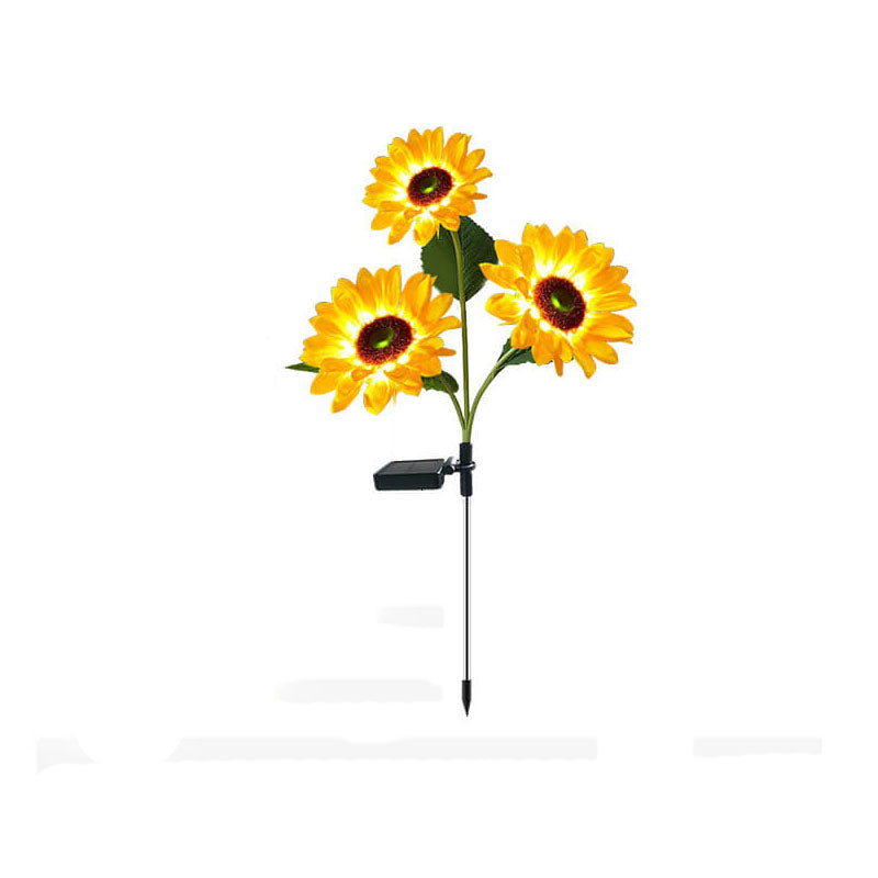 Ilumina tu jardín con girasoles solares