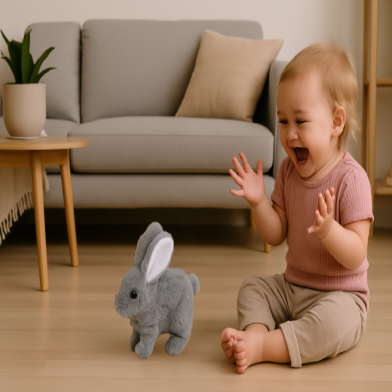Ultra blød kaninbamse, den perfekte krammeven