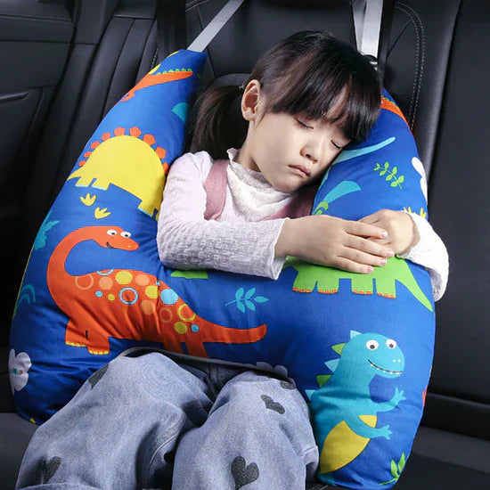 子供用旅行クッション、安全保持付き