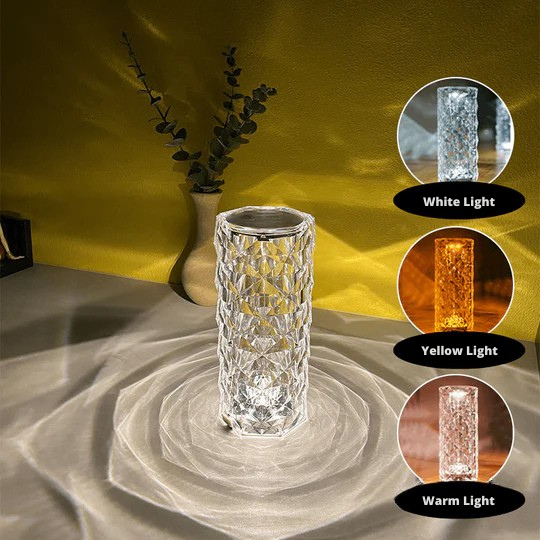 Lámpara LED decorativa de estilo cristal
