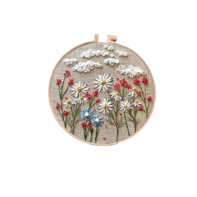Kit de broderie floral pentru activități creative