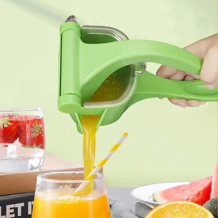 En färsk hemgjord juice utan ansträngning eller elektricitet
