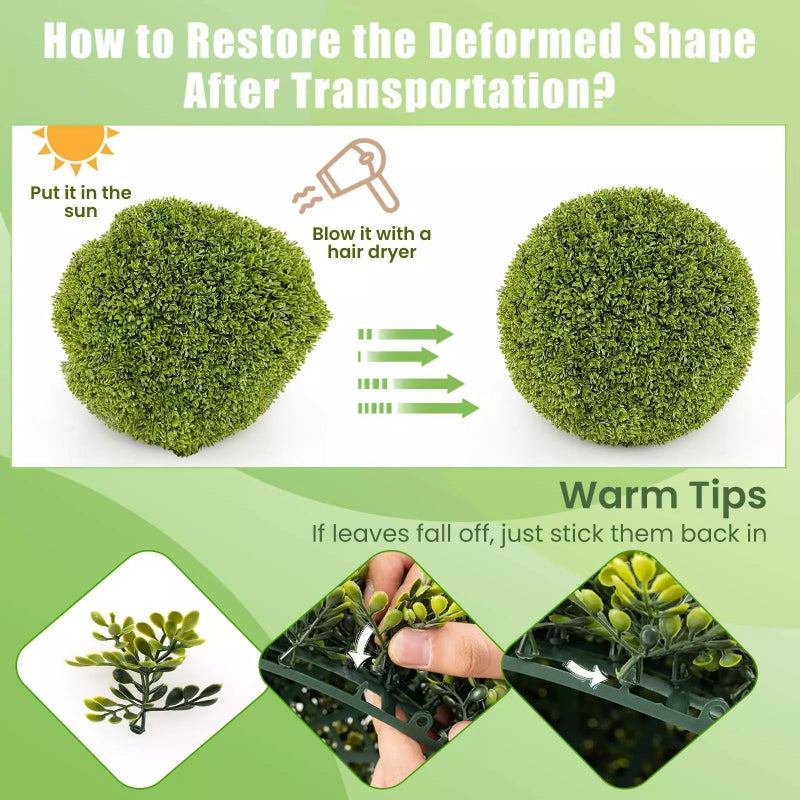 Luonnollinen eleganssi ilman huoltoa tiloillesi (x2)