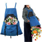 Tablier de jardinage pratique à grande poche récolte