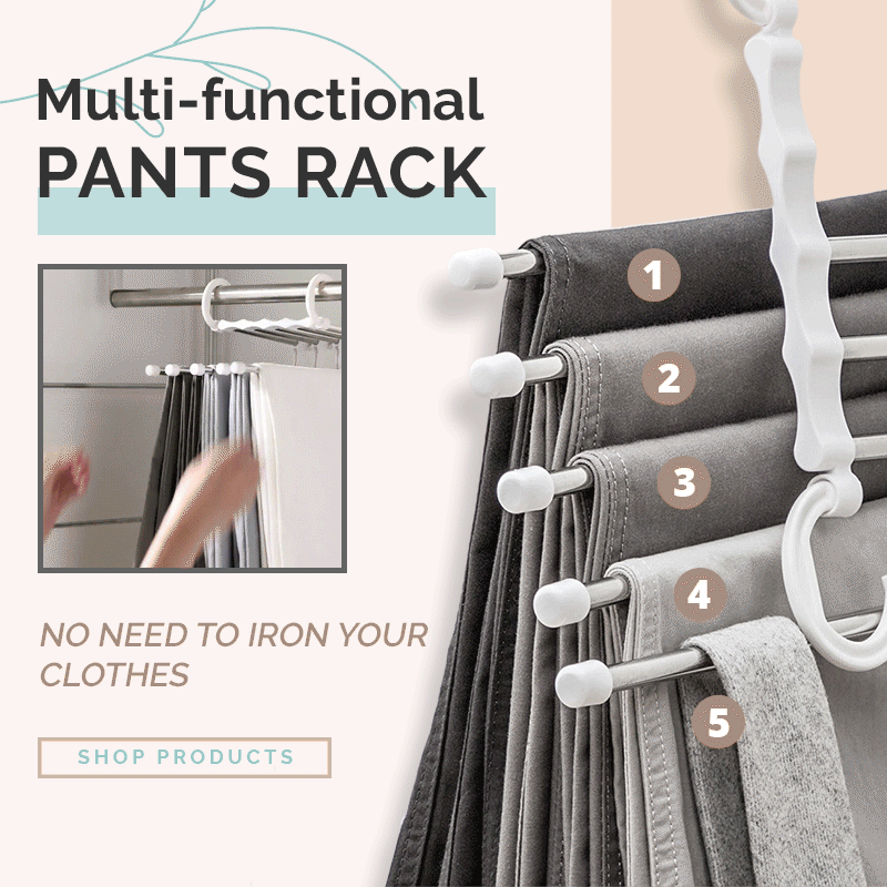 Porte-Pantalons Multifonctionnel pour un Placard Bien Rangé