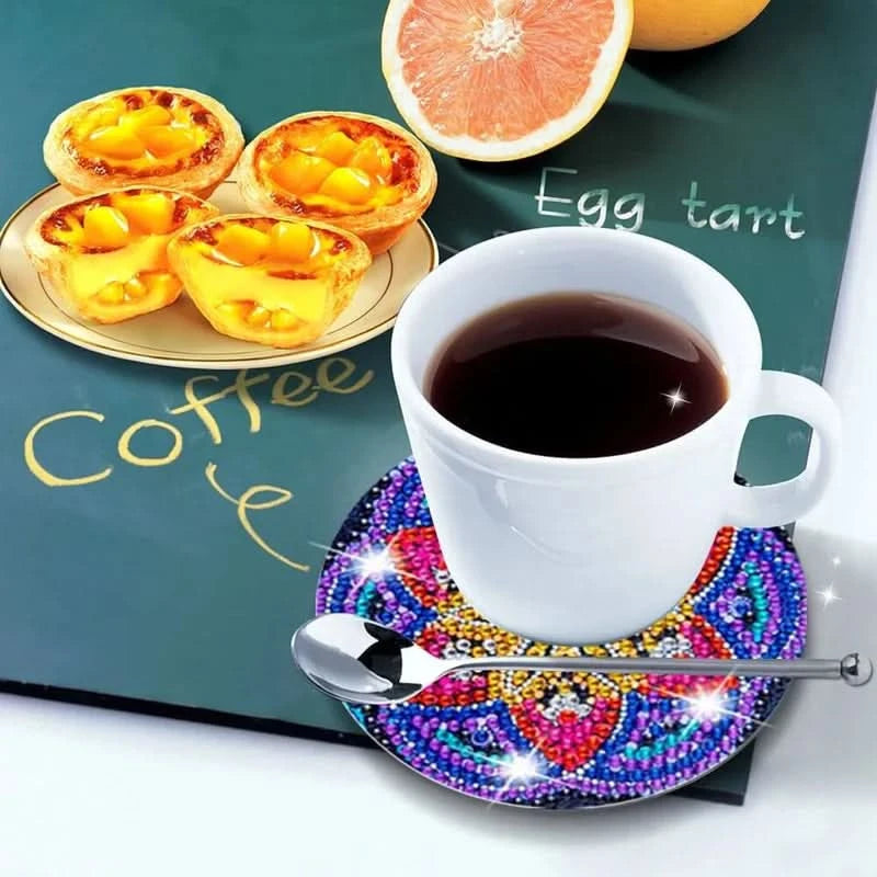 Sada podtácků DIY s kamínky 