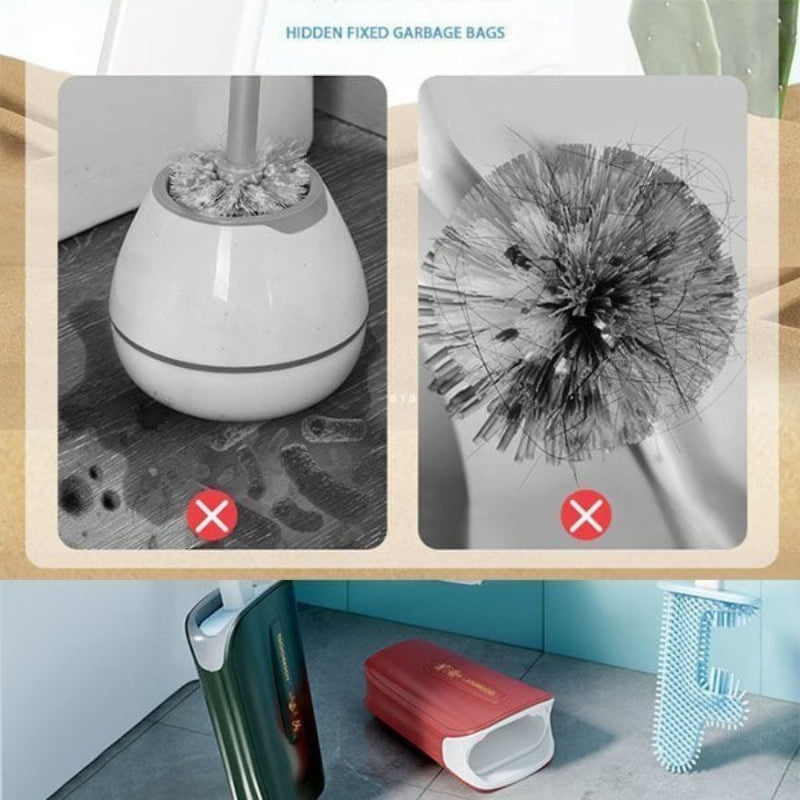 Flexible WC-Bürste für eine Reinigung ohne tote Winkel 