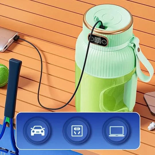 Portable blender for fresh juice anytime 