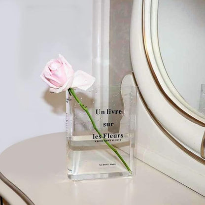 Jarrón decorativo – Elegancia literaria en tu hogar 