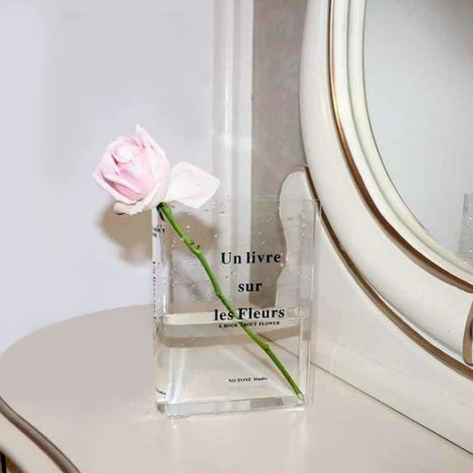 Jarrón decorativo – Elegancia literaria en tu hogar 