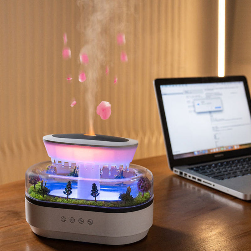 Rain Effect Diffuser - Sound, Mist & Ambient Light 
