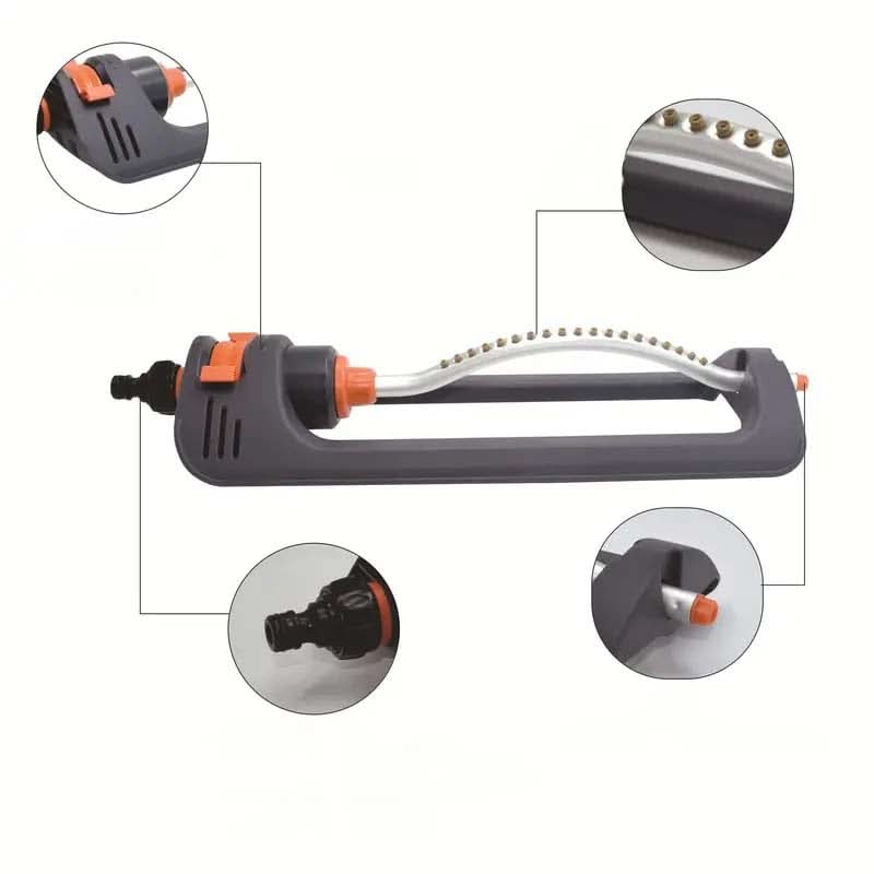 Spruzzatore oscillante con getto regolabile 