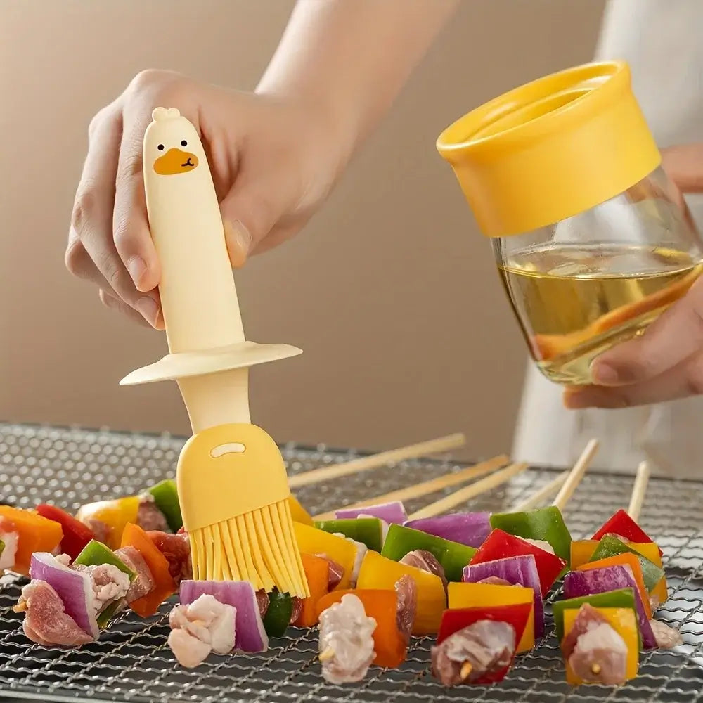 キッチンで油をあちこちにこぼさずにチェックしてください 