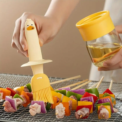キッチンで油をあちこちにこぼさずにチェックしてください 
