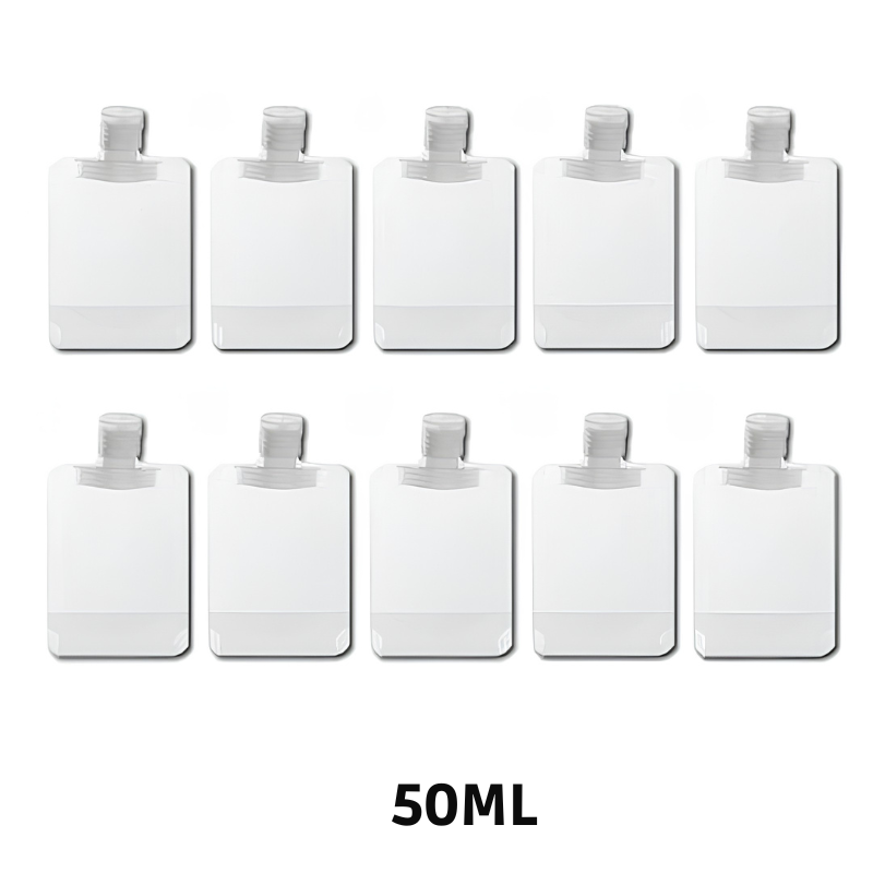 Set di 40 flaconi da viaggio – trasporto pulito e organizzato — 50ML, foto 17