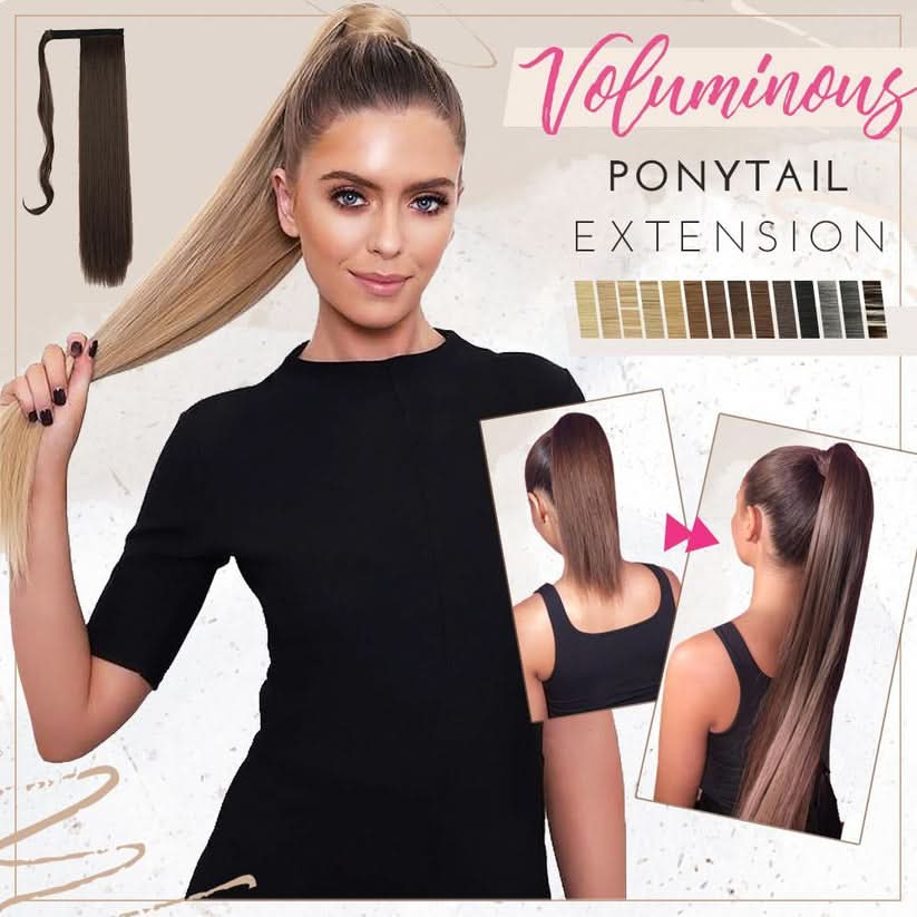 Glamourová copová príčesok pre šik vzhľad 