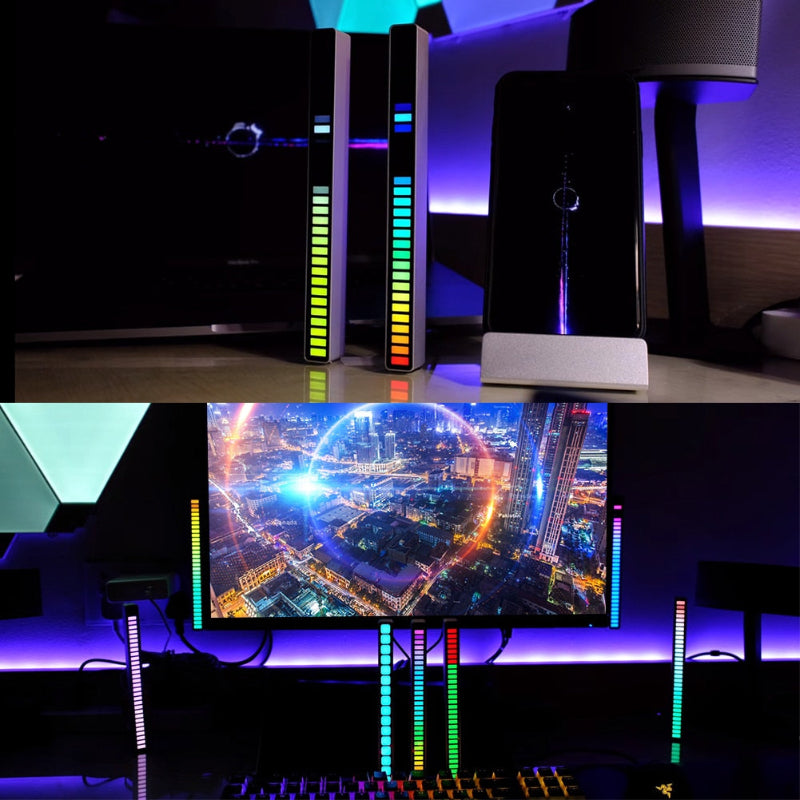 Barre lumineuse LED - RGB réactive au son