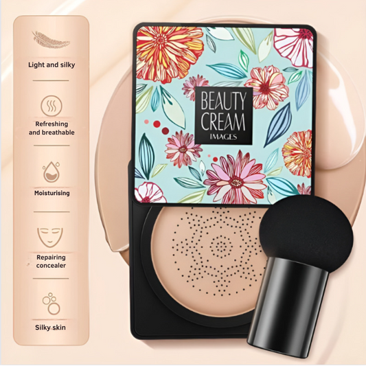 BB cream cushion med svampformad applikator 