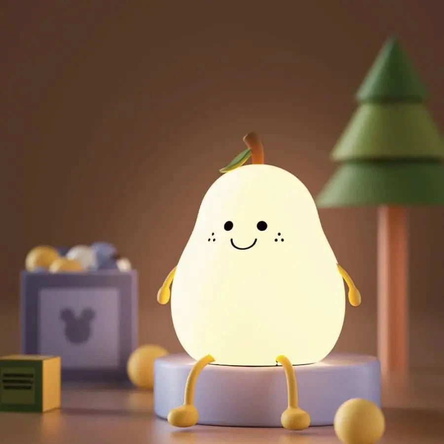 Rechargeable silicone night light for children 