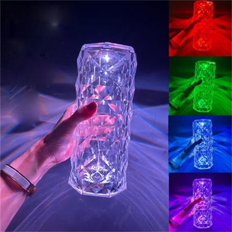 كريستالماكس™ - مصباح طاولة LED بتأثير الكريستال 