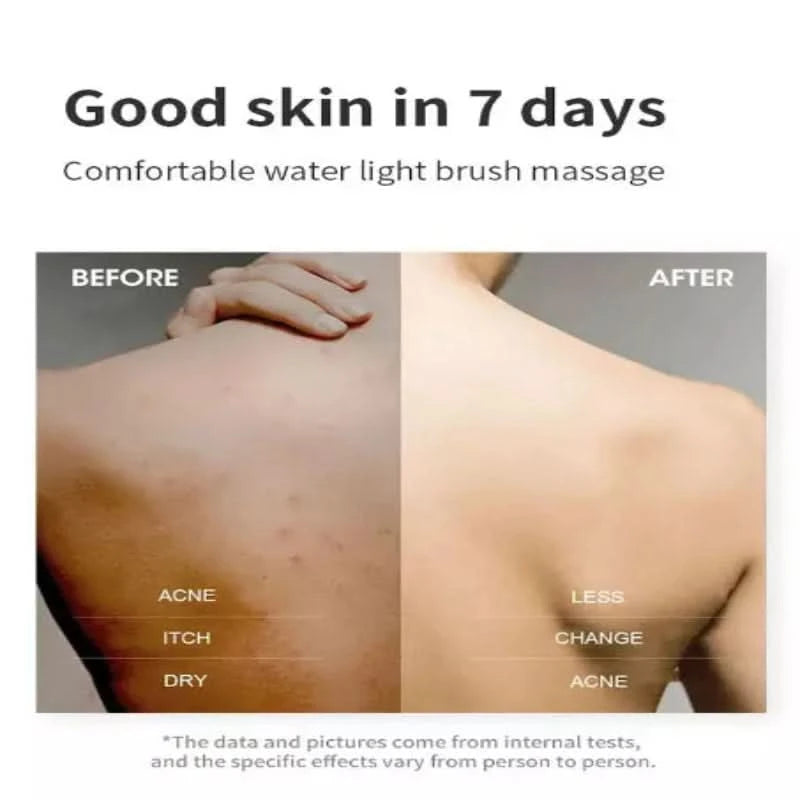 Volledige reinigende massage zonder moeite onder de douche 