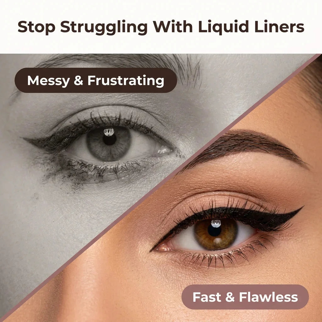 Symmetrischer Eyeliner-Stempel — Foto 2