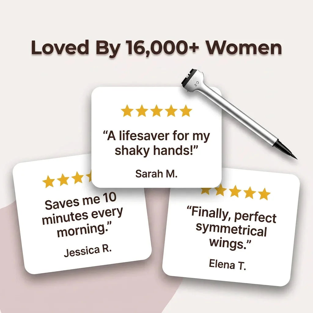 Symmetrischer Eyeliner-Stempel — Foto 6